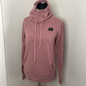 𝅺ARMADA sweat shirt high cinch neck sz sm dusty pink